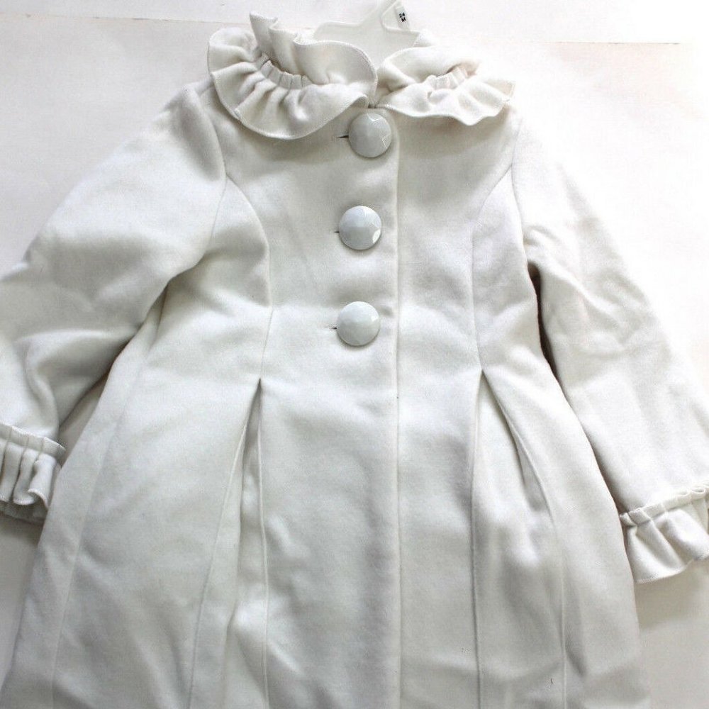 Cynthia Rowley 2Pc Tulle Dress Ruffle Collar Coat Size 24M